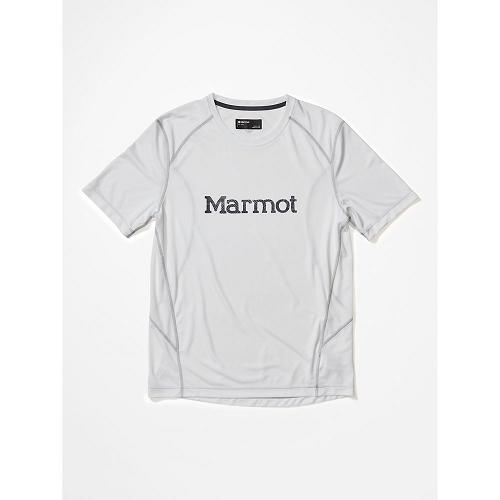 Marmot Clothes White NZ - Windridge T-Shirts Mens NZ6328914